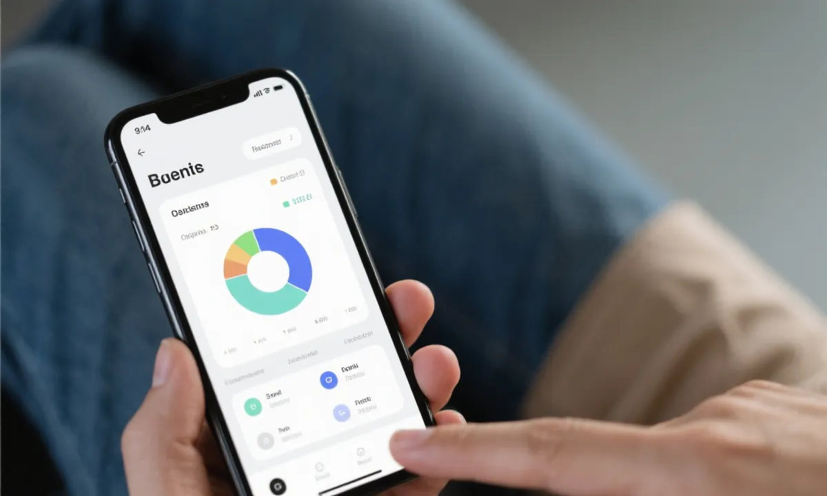 移动端数据看板与走势图示意