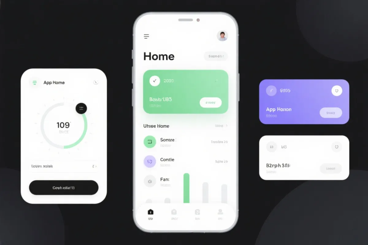 应用首页界面示意