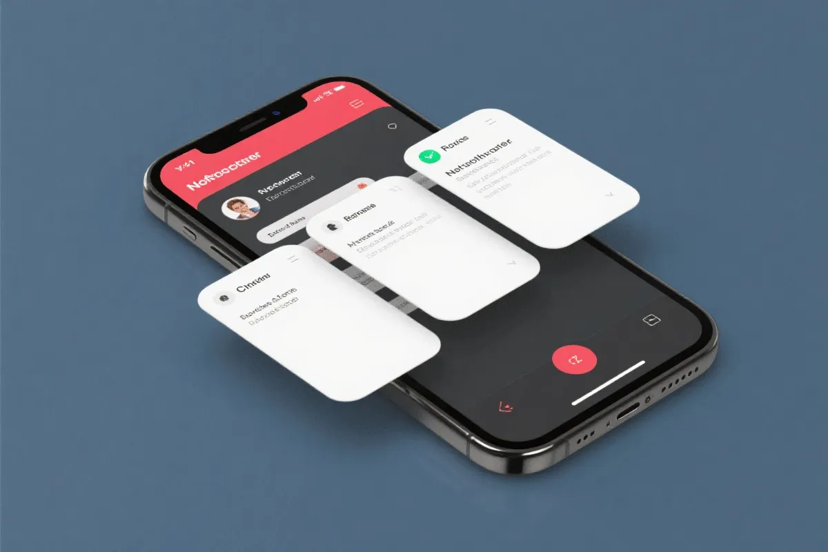 开奖通知展示示意